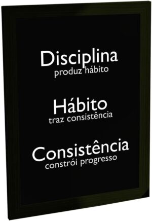 Quadro Decorativo A4 Disciplina